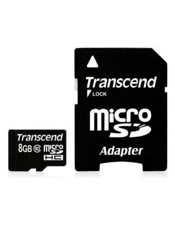 Transcend microSDXC/SDHC Class 10 8GB with Adapter