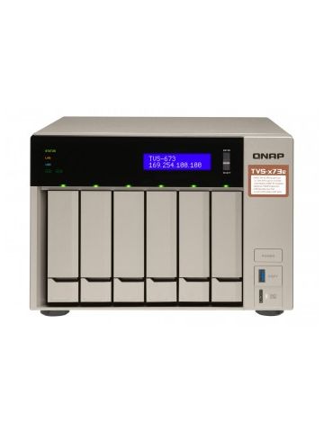 QNAP TVS-673E RX-421BD Ethernet LAN Tower Gray NAS