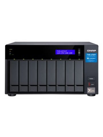 QNAP TVS-872XT-i5-16G 112TB 8x14TB Seagate IronWolf Pro 8 Bay NAS Desktop Ethernet LAN Tower Black