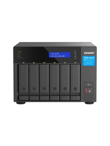 QNAP TVS-h674 NAS Tower Ethernet LAN Black i5-12400