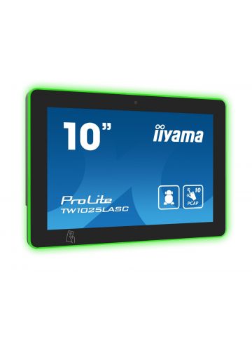 iiyama TW1025LASC-B1PNR meeting room display 25.6 cm (10.1") 1280 x 800 pixels LED 802.11b, 802.11g, Wi-Fi 4 (802.11n) Black Plastic Bluetooth