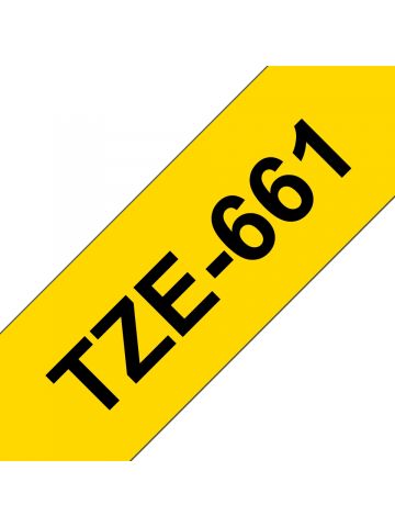 Brother TZE-661 DirectLabel black on yellow Laminat 36mm x 8m for Brother P-Touch TZ 3.5-36mm/HSE/6-36mm