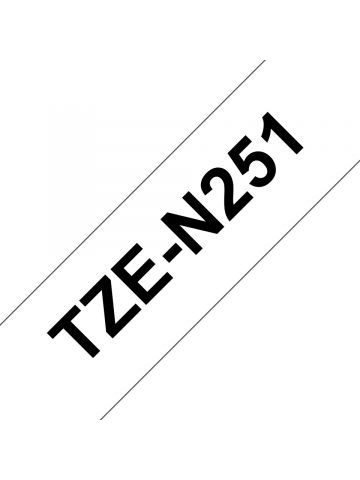 Brother TZE-N251 DirectLabel black on white 24mm x 8m for Brother P-Touch TZ 3.5-24mm/HSE/36mm/6-24mm/6-36mm