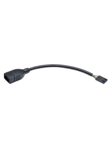 Tripp Lite USB 2.0 A Female to USB Motherboard 4-PIN IDC Header Cable, 15.24 cm