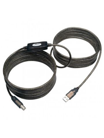 Tripp Lite USB 2.0 Hi-Speed A/B Active Repeater Cable (M/M), 7.62 m (25-ft.)