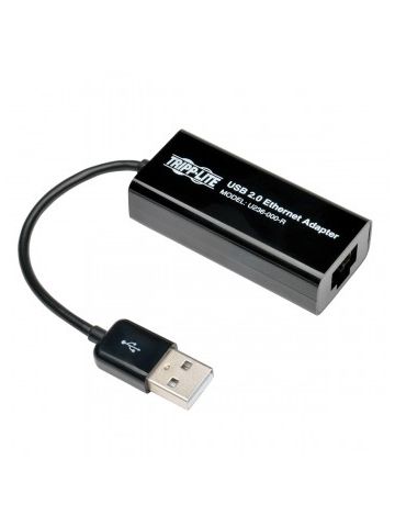 Tripp Lite USB 2.0 Hi-Speed to Ethernet NIC Network Adapter, 10/100 Mbps