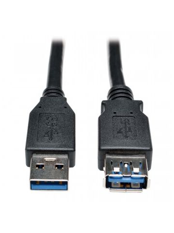 Tripp Lite USB 3.0 SuperSpeed Extension Cable - USB-A to USB-A, M/F, Black, 0.91 m