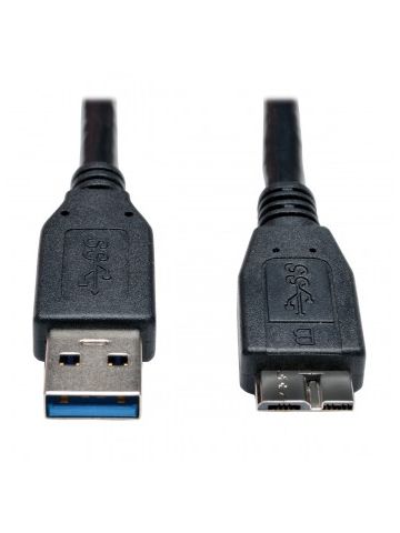 Tripp Lite USB 3.0 SuperSpeed Device Cable (A to Micro-B M/M) Black, 0.91 m