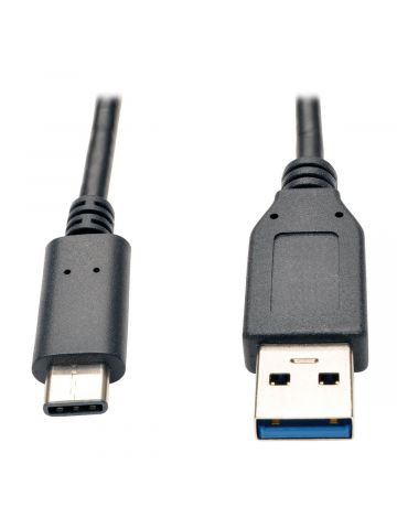 Tripp Lite U428-003-G2 USB-C to USB-A Cable (M/M), USB 3.2 Gen 2 (10 Gbps), Thunderbolt 3 Compatible, 3 ft. (0.91 m)