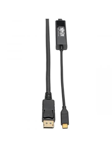 Tripp Lite U444-010-DP USB-C to DisplayPort Active Adapter Cable (M/M), 4K 60 Hz, 10 ft. (3.1 m)