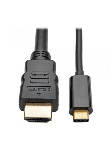 Tripp Lite USB Type-C (USB-C) to HDMI Adapter Cable (M/M), 3840 x 2160 (4K x 2K)  30 Hz, 4.88 m