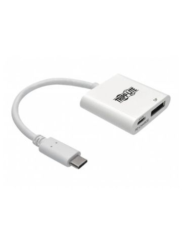 Tripp Lite USB 3.1 Type-C to DisplayPort Adapter Converter with PD Charging, Thunderbolt 3 Compatible,3840 x 2160 (4K x 2K)  60 Hz