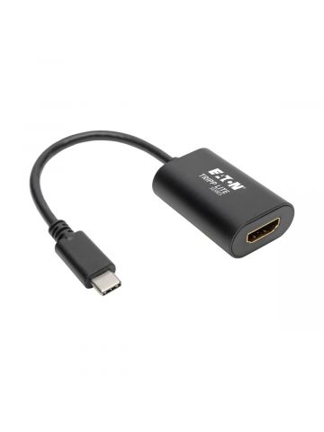 Tripp Lite U444-06N-HD4K6B USB-C to HDMI Adapter (M/F) - 4K 60 Hz, HDCP 2.2, Black