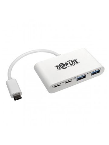 Tripp Lite 4-Port USB 3.1 Gen 1 Portable Hub, USB Type-C (USB-C) to (x2) USB-A and (x2) USB-C