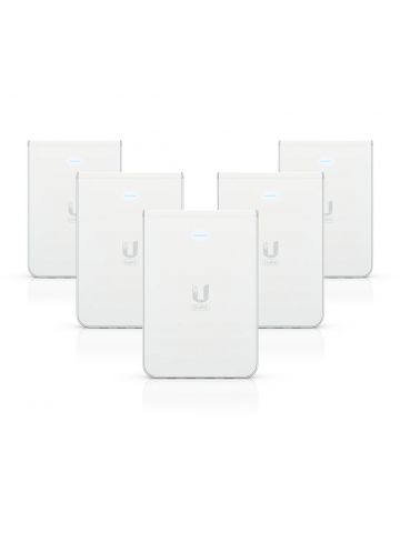 Ubiquiti Networks UniFi 6 In-Wall WiFi 6 Access Point - U6-IW 5 Pack (No PoE Injector comprised of singles)