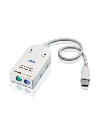 ATEN UC100KMA PS/2 cable 0.3 m 2x 6-p Mini-DIN USB A White