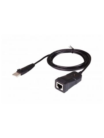 Aten UC232B-AT cable interface/gender adapter USB RJ-45 (RS-232) Black