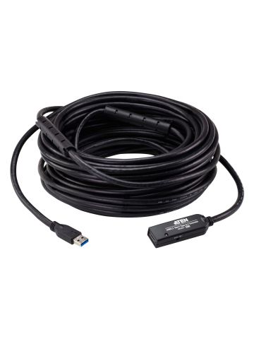 ATEN UE332C-AT-E USB cable USB 3.2 Gen 1 (3.1 Gen 1) 20 m USB A USB C Black