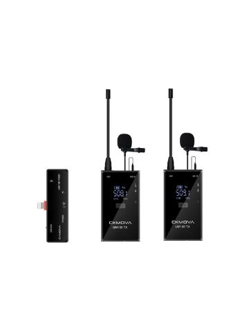 ckmova UM100 Kit6 UHF Wireless Microphone with 2x Transmitter + 1x Lightning Receiver