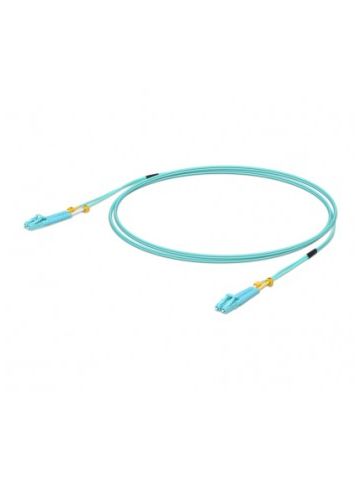 Ubiquiti Networks UniFi ODN 0.5m fibre optic cable OM3 LC Aqua colour