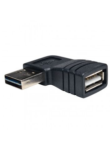 Tripp Lite Universal Reversible USB 2.0 Hi-Speed Adapter (Reversible A to Right Angle A M/F)