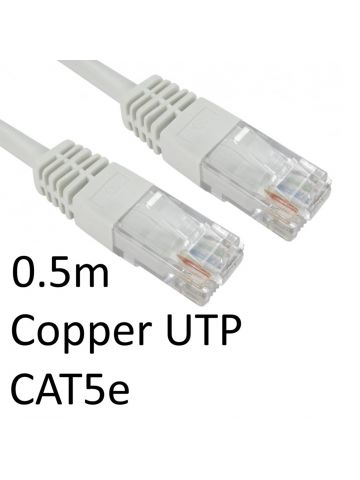 Cables Direct URT-600W networking cable White 0.5 m Cat5e U/UTP (UTP)