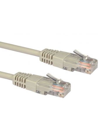 TARGET RJ45 (M) to RJ45 (M) CAT5e 2m Grey OEM Moulded Boot Copper UTP Network Cable