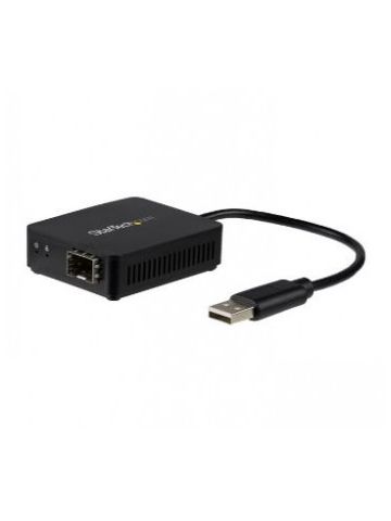 StarTech.com USB 2.0 to Fiber Optic Converter - Open SFP