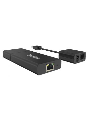 Yealink USB2CAT5E-EXT Network transmitter & receiver Black