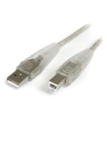 StarTech.com 6 ft Transparent USB 2.0 Cable - A to B