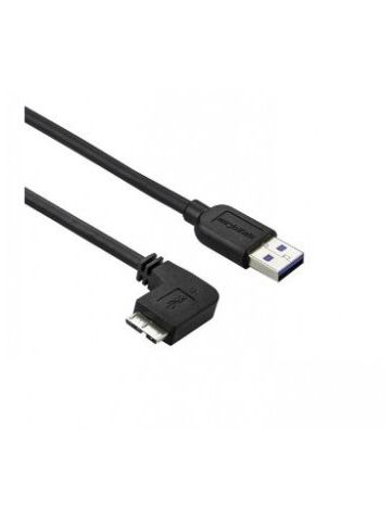 StarTech.com Slim Micro-USB 3.0 Cable - M/M - Left-Angle Micro USB - 2m (6ft)