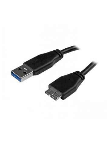 StarTech.com Slim Micro USB 3.0 Cable - M/M - 15cm (6in)