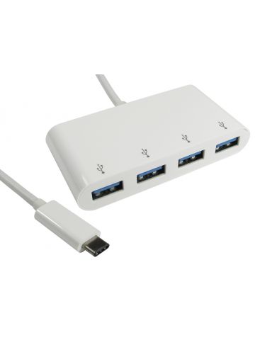 OEM USB-C to 4 USB 3.0 Port Hub White