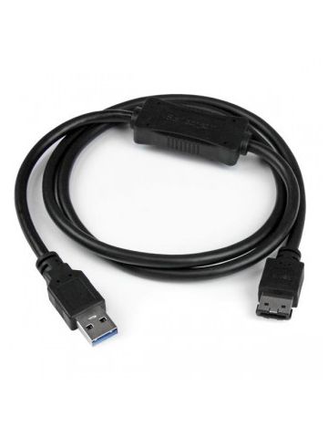 StarTech.com USB 3.0 to eSATA HDD / SSD / ODD Adapter Cable - 3ft eSATA Hard Drive to USB 3.0 Adapter Cable - SATA 6 Gbps