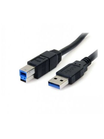 StarTech.com 3 ft Black SuperSpeed USB 3.0 Cable A to B - M/M