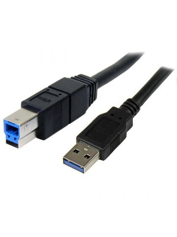 StarTech.com 3m Black SuperSpeed USB 3.0 Cable A to B - M/M