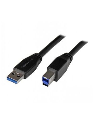 StarTech.com Active USB 3.0 USB-A to USB-B Cable - M/M - 5m (15ft)