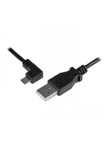 StarTech.com Micro-USB Charge-and-Sync Cable M/M - Left-Angle Micro-USB - 30/24 AWG - 1 m (3 ft.)