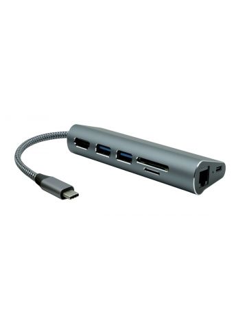 ProXtend USBC-MULTI7-001 laptop dock/port replicator Wired USB 3.2 Gen 1 (3.1 Gen 1) Type-C Grey