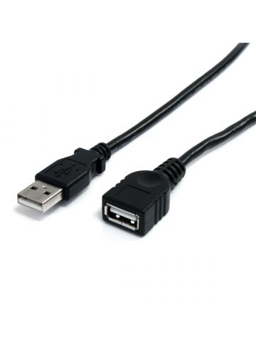 StarTech.com 10 ft Black USB 2.0 Extension Cable A to A - M/F