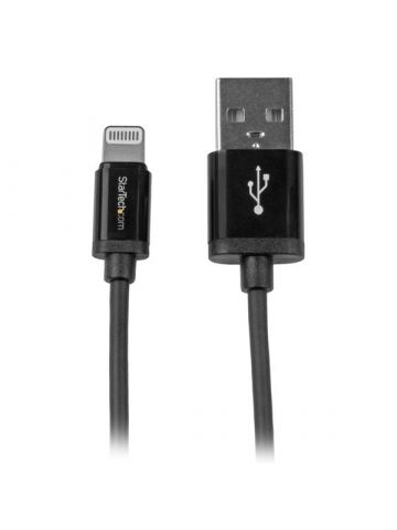 StarTech.com 1 m (3 ft.) USB to Lightning Cable - iPhone / iPad / iPod Charger Cable - High Speed Charging Lightning to USB Cable - Apple MFi Certified - Black