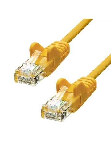 ProXtend CAT5e U/UTP CCA PVC Yellow 25CM