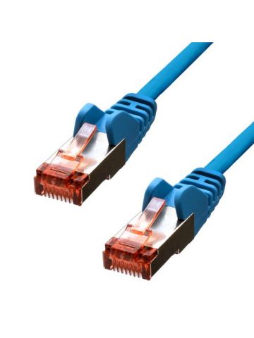 ProXtend CAT6 F/UTP CCA PVC Ethernet Cable Blue 20cm