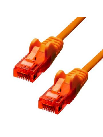 ProXtend CAT6 U/UTP CCA PVC Ethernet Cable Orange 25CM