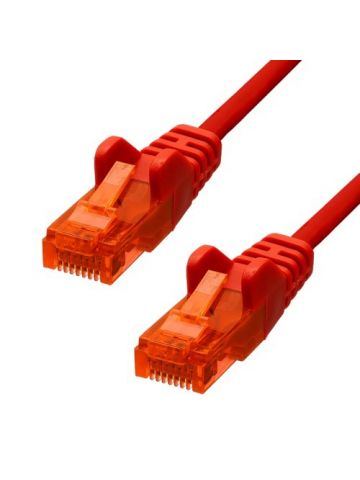 ProXtend CAT6 U/UTP CCA PVC Ethernet Cable Red 25CM