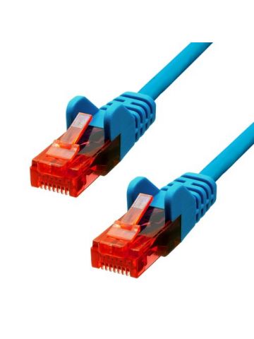 ProXtend CAT6 U/UTP CCA PVC Ethernet Cable Blue 20CM