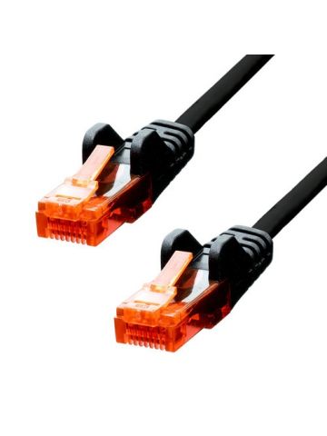 ProXtend CAT6 U/UTP CCA PVC Ethernet Cable Black 15M