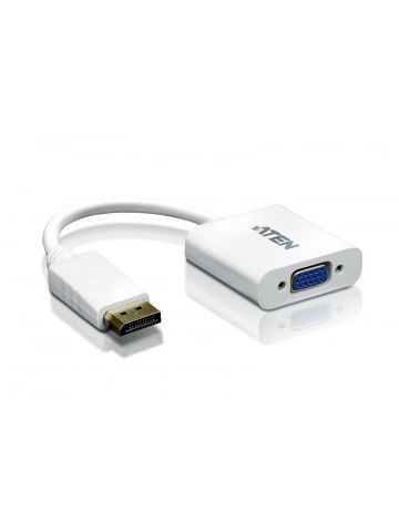 Aten Displayport/VGA adapter DisplayPort Male VGA HDB-15 Female White