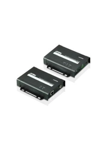 Aten VE802 AV extender AV transmitter & receiver Black