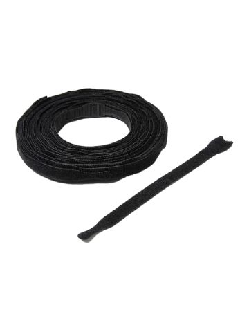 Cablenet 20mm x 330mm 750pcs Spool FRT Velcro One Wrap Strap Black